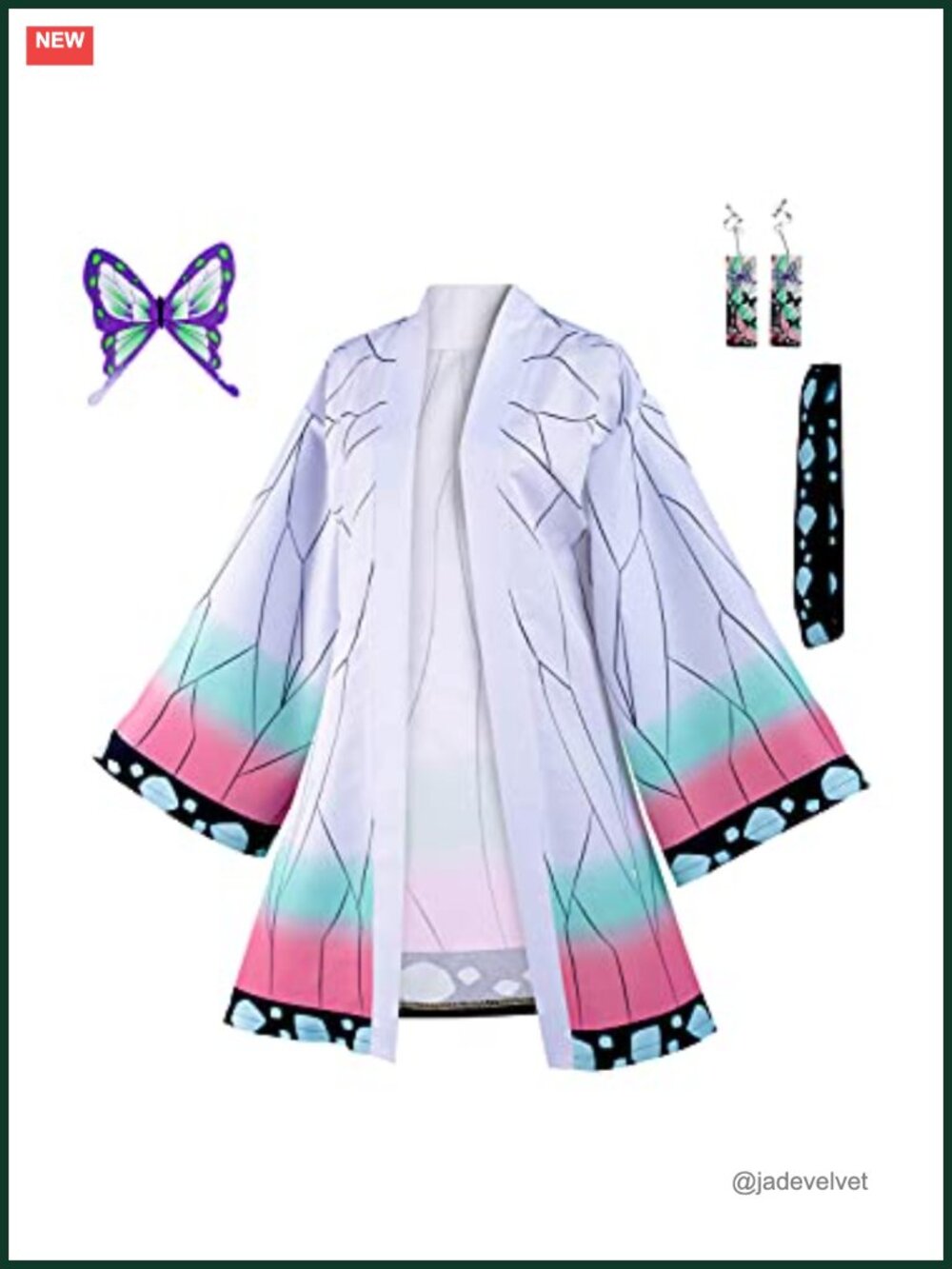 Anime Cloak Cosplay Costume Kimono Cape Robe Halloween Adult
